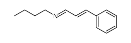 trans,trans-N-n-butyl-3-phenyl-2-propylidenimine Structure
