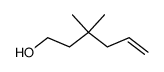 3,3-dimethyl-5-hexen-1-ol Structure
