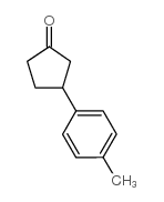 3-(4-甲基苯基)环戊酮结构式