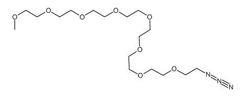 m-PEG8-azide结构式
