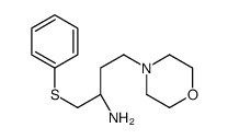 (R)-4-吗啉-1-(苯基硫代)-2-丁基胺结构式