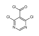 4,6-二氯嘧啶-5-羧酸氯结构式