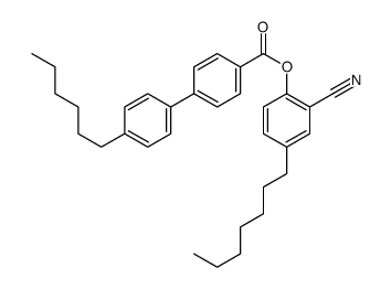 (2-cyano-4-heptylphenyl) 4-(4-hexylphenyl)benzoate结构式