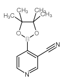 3-cyano-4-(4,4,5,5-tetramethyl-[1,3,2]dioxaborolan-2-yl)pyridine structure