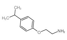 2-(4-异丙基-苯氧基)-乙胺结构式