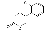 5-(2-chlorophenyl)-2-piperidone Structure