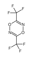3,6-bis(trifluoromethyl)-1,4,2,5-dioxadiazine结构式