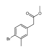 2-(4-溴-3-甲基苯基)乙酸甲酯结构式