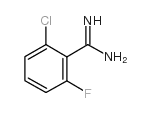 2-chloro-6-fluoro-benzamidine Structure