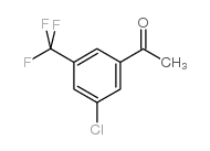 3′-氯5′-(三氟甲基)苯乙酮结构式