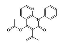 1-Phenyl-3-(2-propenyl)-4-acetoxy-1,8-naphthyridin-2(1H)-one结构式