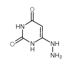 6-肼基嘧啶-2,4(1H,3H)-二酮结构式