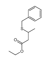 ethyl 3-benzylsulfanylbutanoate结构式