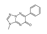 1-methyl-6-phenyl-[1,2,4]triazolo[1,5-b][1,2,4]triazin-7-one结构式