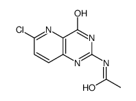 2-乙酰氨基-6-氯-吡啶并[3,2-d]嘧啶-4(3h)-酮结构式