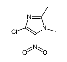 4-chloro-1,2-dimethyl-5-nitroimidazole Structure