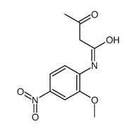 N-(2-methoxy-4-nitrophenyl)-3-oxobutanamide Structure