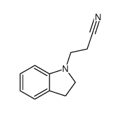 3-indolin-1-yl-propionitrile结构式