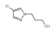 1-(3-羟基丙基)-4-溴吡唑结构式
