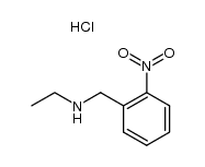 N-(2-硝基苄基)乙胺盐酸盐结构式