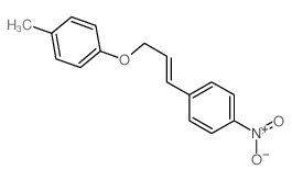 Ether, p-nitrocinnamylp-tolyl (7CI) Structure