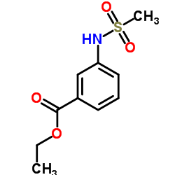 Ethyl 3-[(methylsulfonyl)amino]benzoate结构式