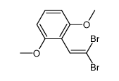 1-(2,2-dibromoethenyl)-2,6-dimethoxybenzene结构式