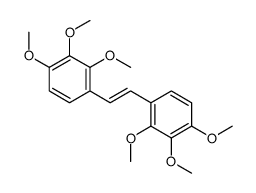 1,2,3-trimethoxy-4-[2-(2,3,4-trimethoxyphenyl)ethenyl]benzene结构式