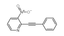 3-硝基-2-苯乙炔基吡啶结构式