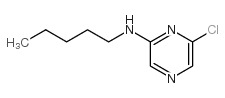 2-氯-6-戊基氨基吡嗪结构式
