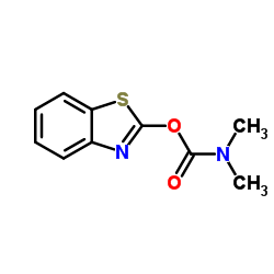 1,3-Benzothiazol-2-yl dimethylcarbamate Structure
