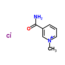 3-氨基甲酰-1-甲基氯化吡啶结构式