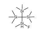[fluoro(methyl)silyl]tris(trimethylsilyl)methane Structure