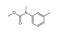 Methyl N-methyl-N-(3-methylphenyl)carbamate Structure