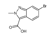 6-溴-2-甲基-2H-吲唑-3-甲酸结构式