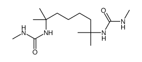 1-[2,7-dimethyl-7-(methylcarbamoylamino)octan-2-yl]-3-methylurea结构式