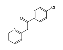 1-(4-chlorophenyl)-2-(pyridin-2-yl)ethanone Structure