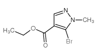 ETHYL 5-BROMO-1-METHYL-1H-PYRAZOLE-4-CARBOXYLATE Structure