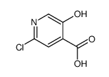 2-氯-5-羟基异烟酸结构式