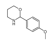 2-(4-methoxyphenyl)-1,3-oxazinane Structure