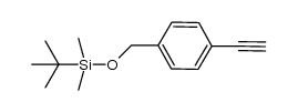 tert-butyl[(4-ethynylphenyl)methoxy]dimethylsilane Structure