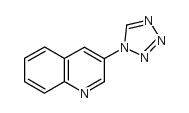 3-(四唑-1-基)-喹啉结构式
