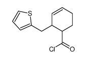 2-(thiophen-2-ylmethyl)cyclohex-3-ene-1-carbonyl chloride Structure