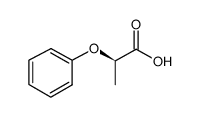 (R)-2-苯氧基丙酸结构式