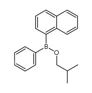 (1-naphthyl)(phenyl)isobutoxyborane结构式