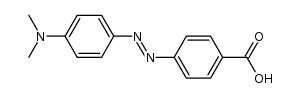 4-(4'-dimethylaminophenylazo)-benzoic acid结构式