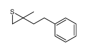 2-methyl-2-(2-phenylethyl)thiirane Structure