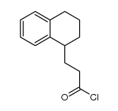 3-(1,2,3,4-tetrahydro-[1]naphthyl)-propionyl chloride结构式