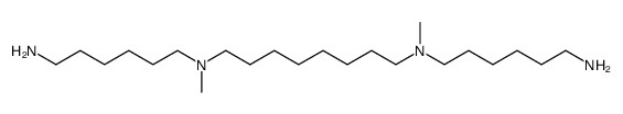 N,N'-bis(6-aminohexyl)-N,N'-dimethyl-1,8-octanediamine Structure