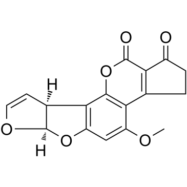 黄曲霉素 B1结构式